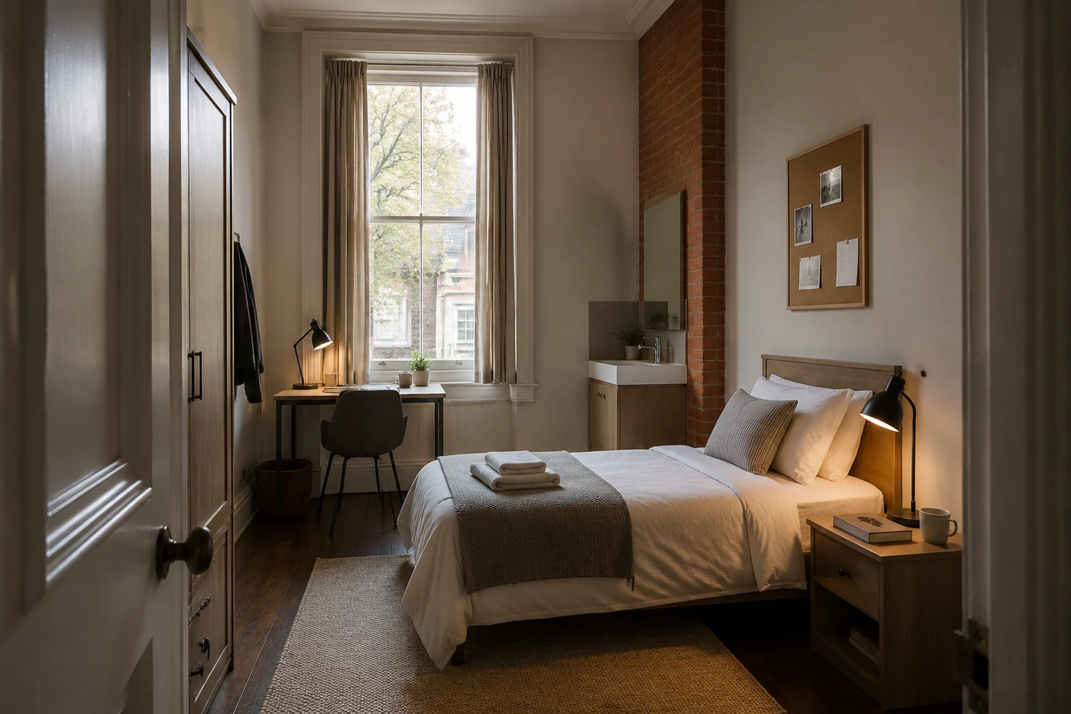 Concept bedroom at Evelyne House